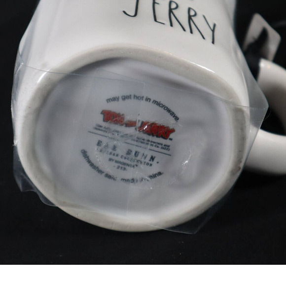 Rae Dunn Tom and Jerry Ceramic Coffee Mug with Cheese Topper - Picture 7 of 7